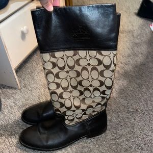 Original coach canvas boots